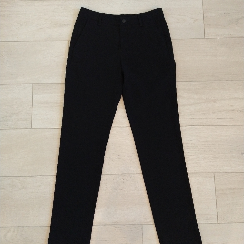 Rag and Bone Women’s Store Exclusive Trouser Dress Pants Black Size 4 Ankle Slit